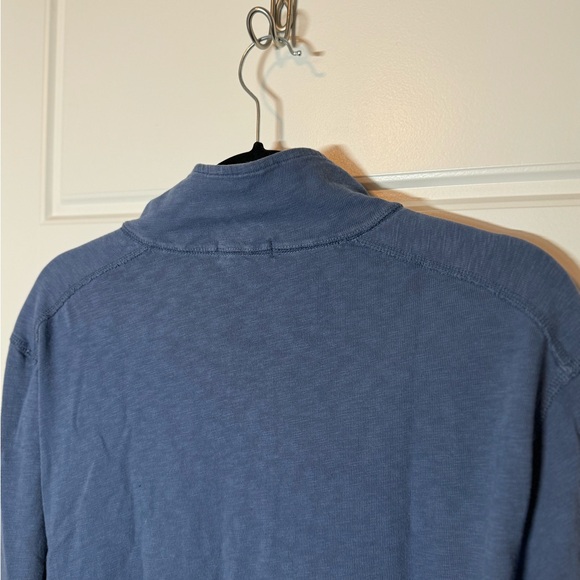 J.Crew Ringspun Jersey Half-Zip Pullover – Men's Size S in Washed Blue - Picture 4 of 6